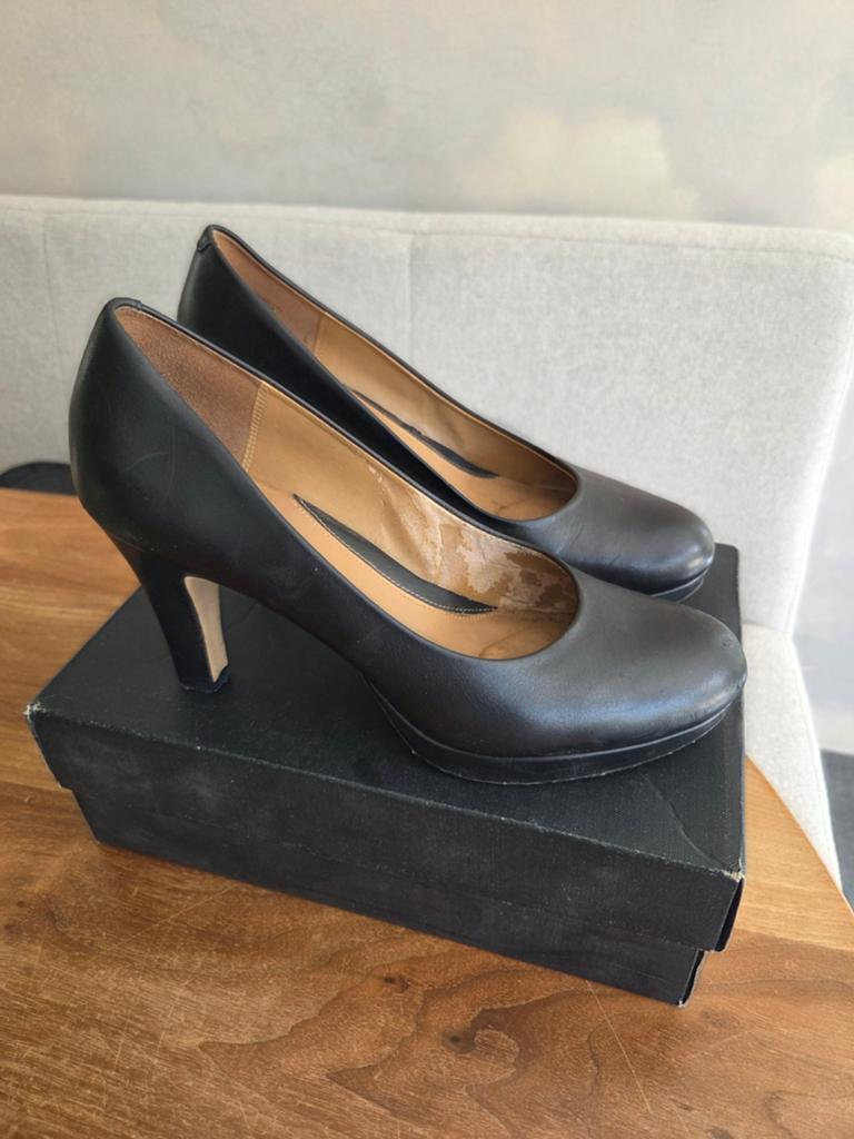 Clarks Softwear Pumps Zwart Maat 40 met Originele Doos, Pumps, Zwart, Ophalen of Verzenden, Clarks