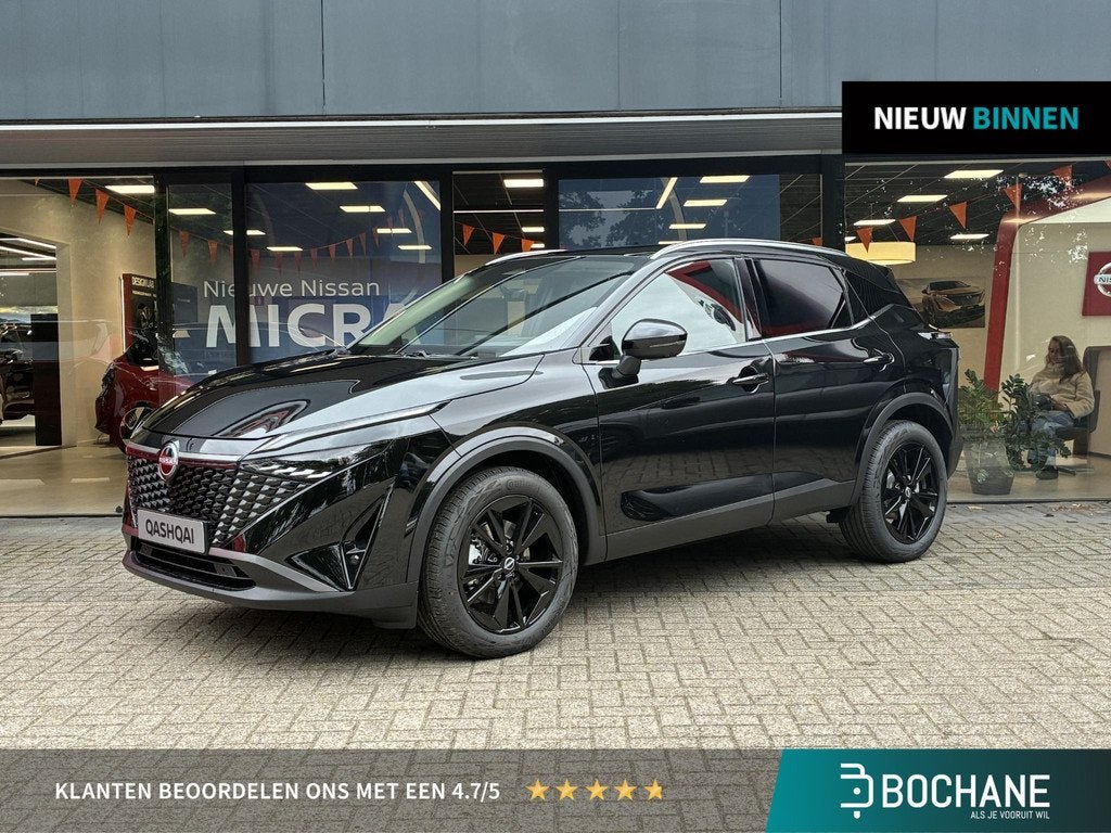 Nissan Qashqai 1.5 e-Power Tekna NIEUW UIT VOORRAAD LEVERBAA, Auto's, Nissan, 1498 cc, Zwart, Automatische klimaatregeling, Nieuw