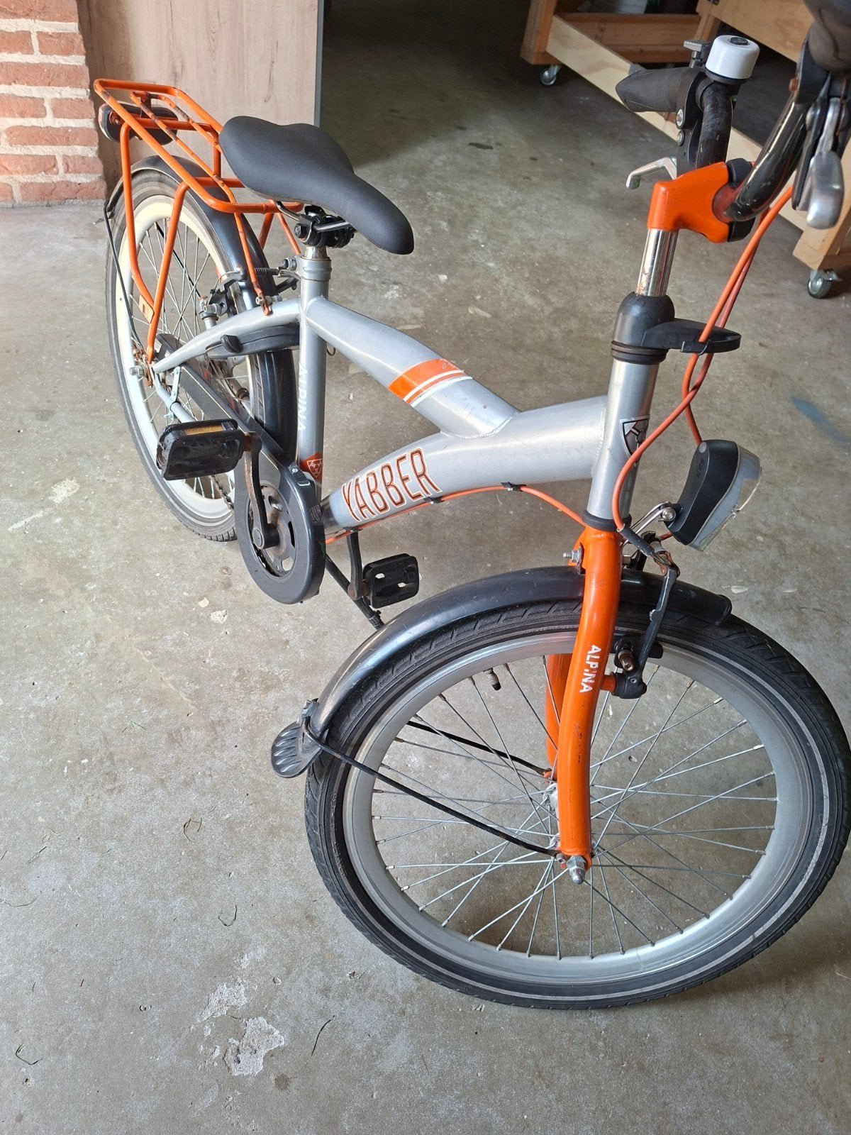 Alpina Yabber kinderfiets 22 inch - gebruikt, Ophalen, Gebruikt, Alpina, Terugtraprem