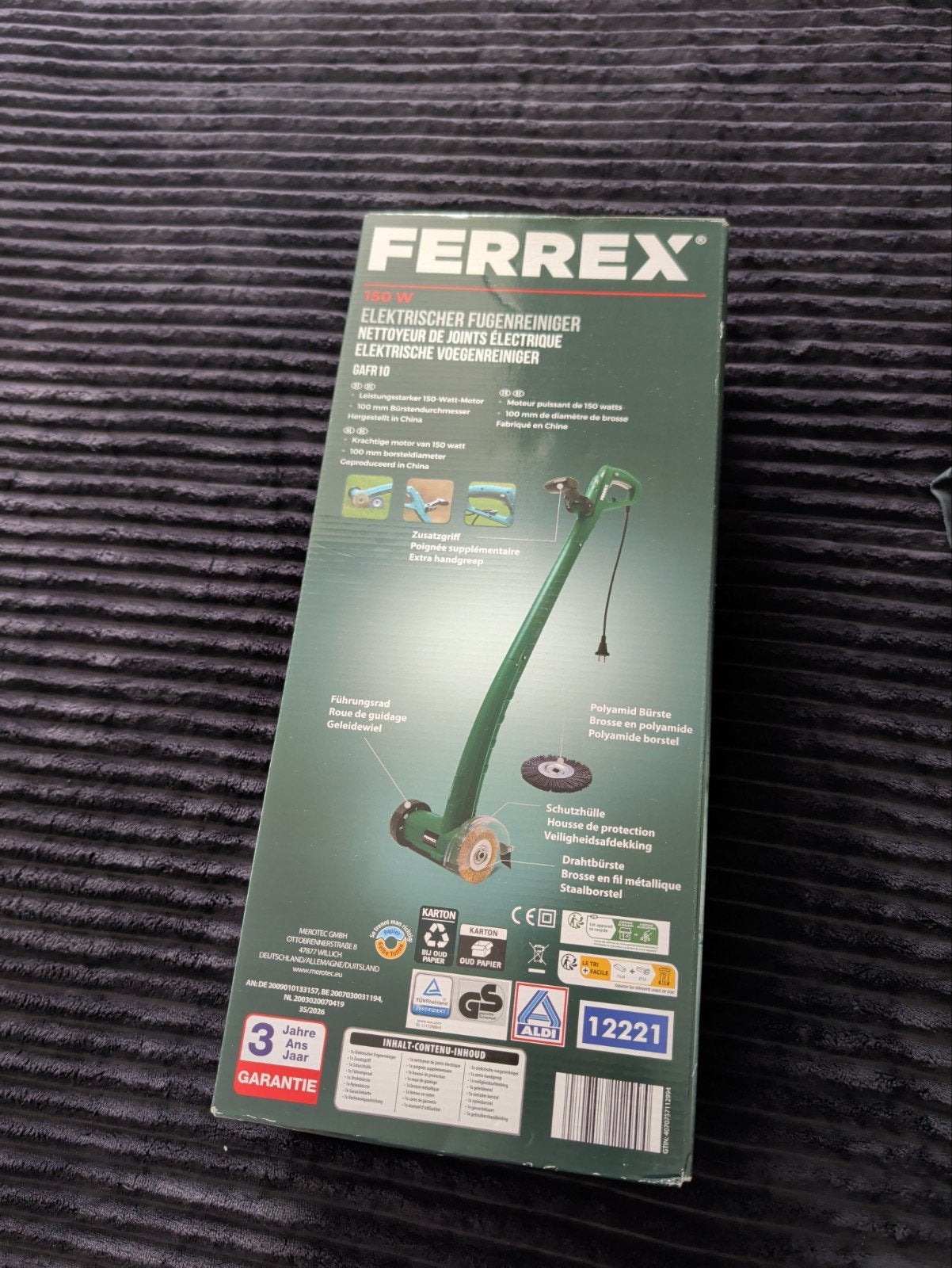 Ferrex Elektrische Voegenreiniger GAFR 10, Ophalen, Nieuw, Overige soorten, Ferrex