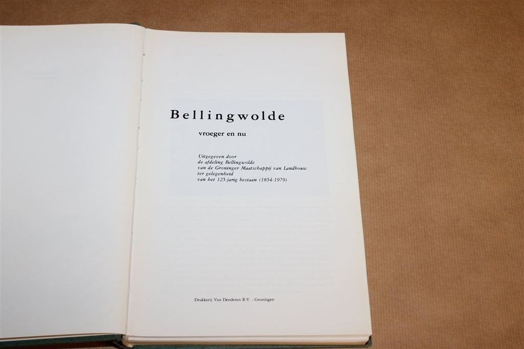 Bellingwolde Vroeger en Nu — Boerderijenboek 1979, Ophalen of Verzenden, Gelezen