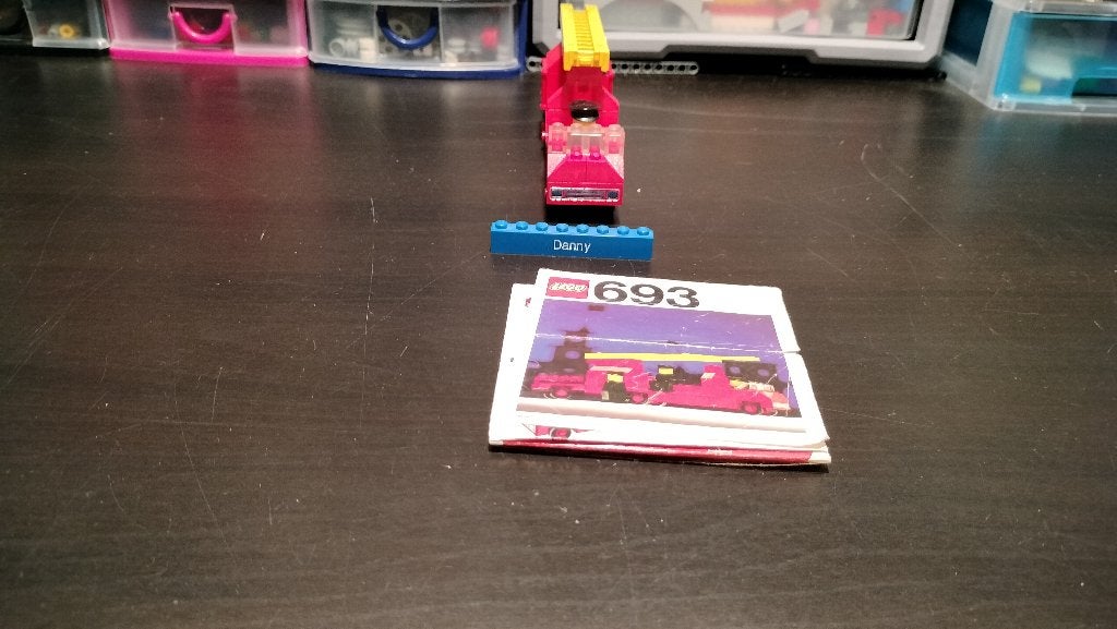 Lego 693 Fire Engine with Men, Gebruikt, Lego, Ophalen of Verzenden, Complete set