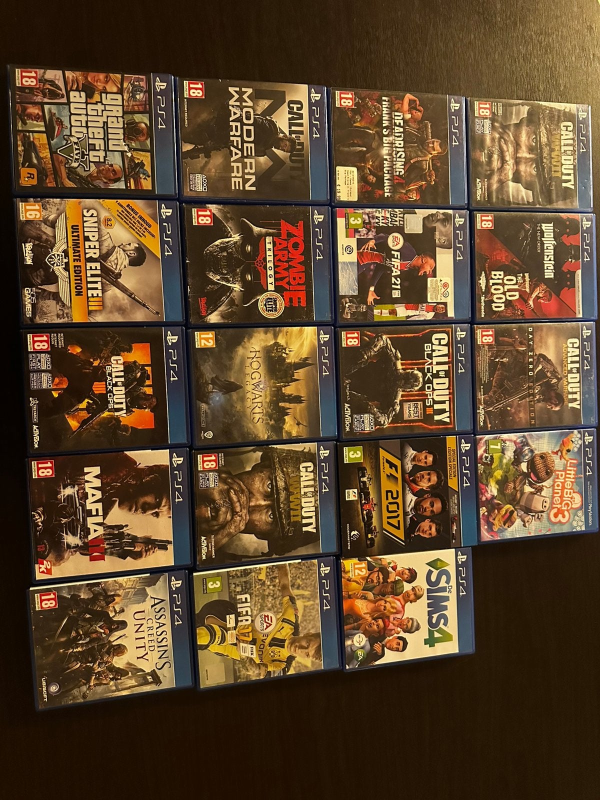 Grote PS4 gamebundel – 20 games – compleet pakket of los, Spelcomputers en Games, 3 spelers of meer, Ophalen of Verzenden, Zo goed als nieuw