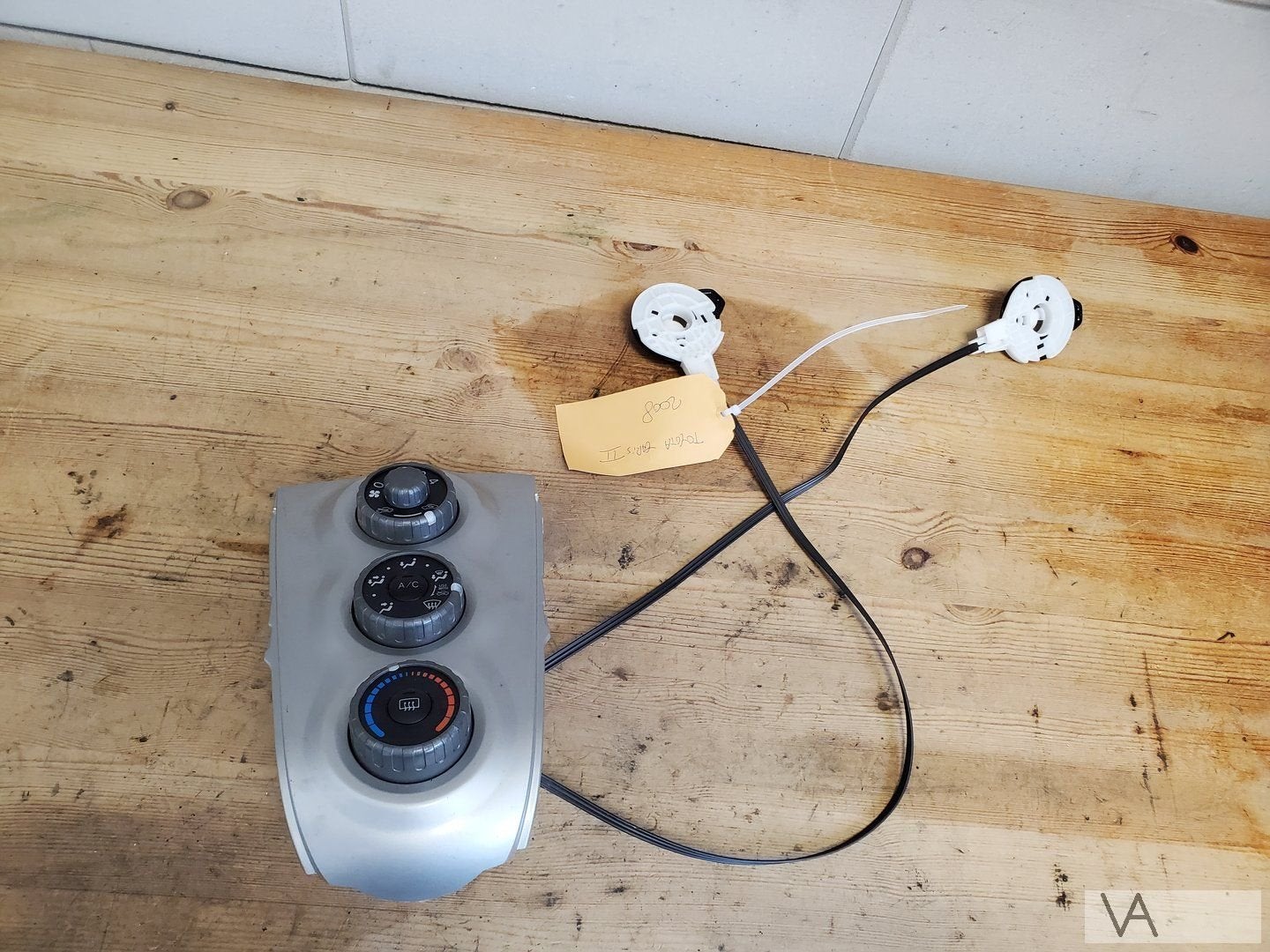 Toyota Yaris 2 2005 - 2012 kachelbediening paneel met airco, Auto-onderdelen, Gebruikt, -, -, Ophalen of Verzenden