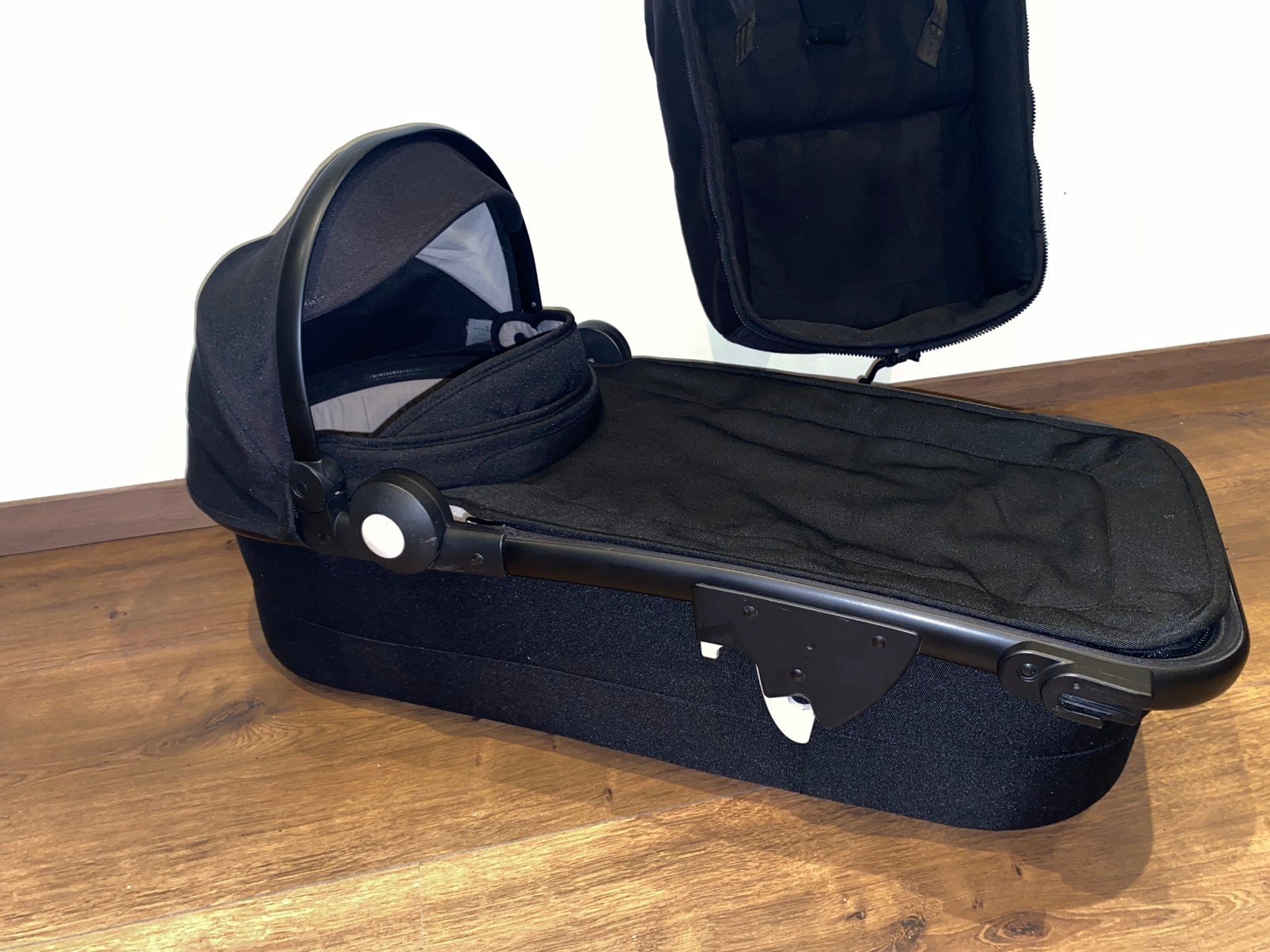 Joolz Geo/Geo2 Duo Uitbreidingset Black Wieg & Zitje, Joolz, Zo goed als nieuw, Eikenlaan 76 Spijkenisse, Info@dekoningkinderwagens.nl