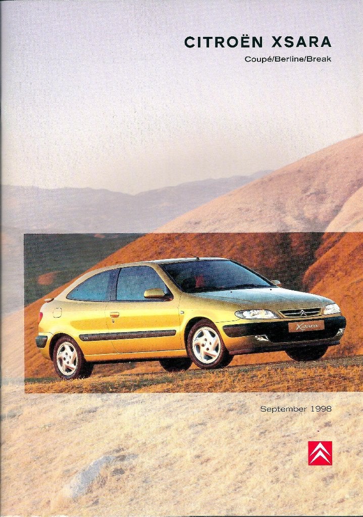 Brochure Citroen Xsara 1998, Ophalen of Verzenden, Gelezen, Citroën