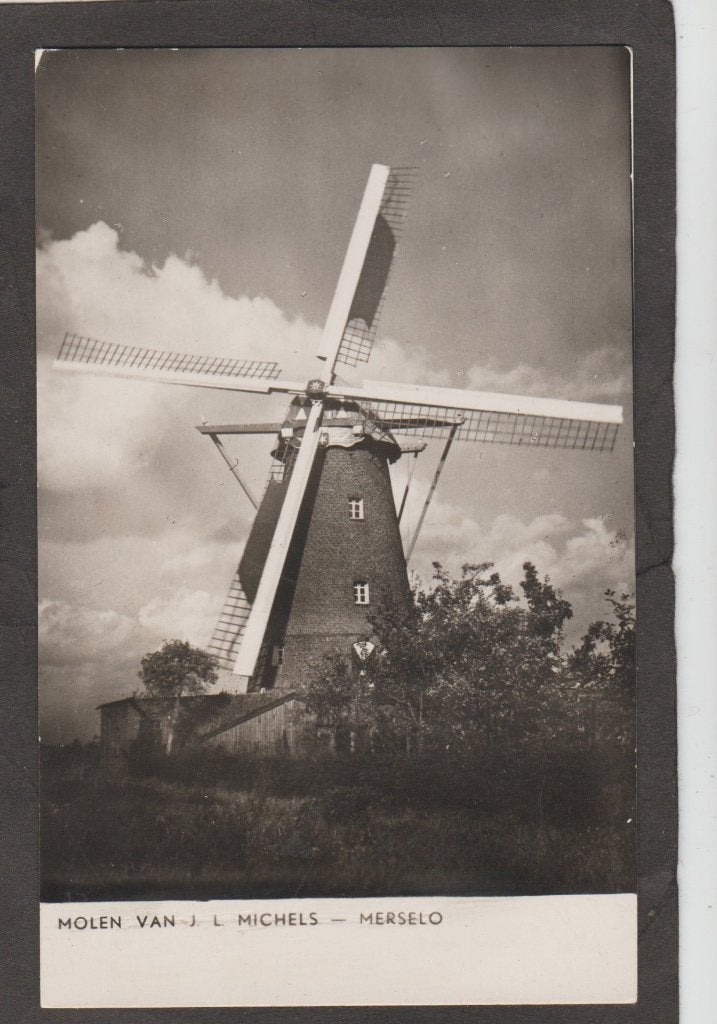 merselo gezicht op de molen, Verzamelen, Verzenden, Voor 1920, Ongelopen, Limburg