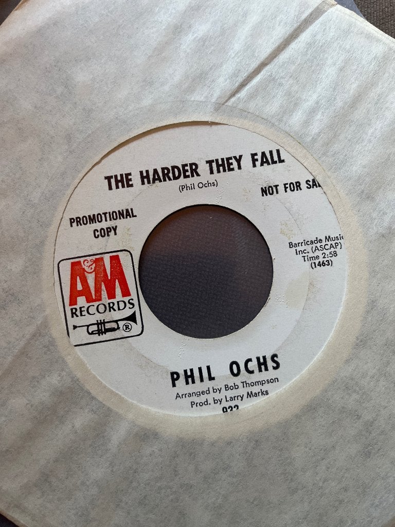 Phil Ochs - The War Is Over b/w The Harder They Fall (Promo), Cd's en Dvd's, Ophalen of Verzenden, Gebruikt, Overige genres