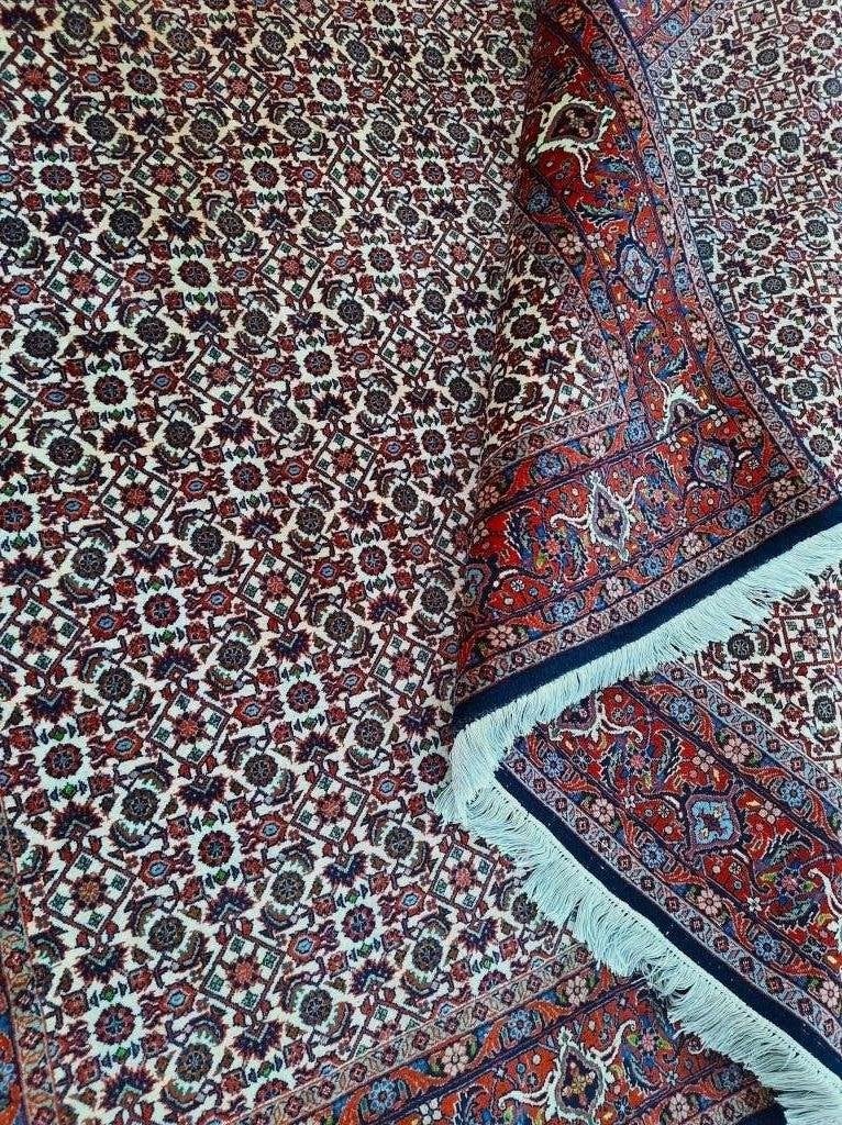 Mooi Perzisch tapijt- 2 X 2m- handgeknoopt (Bidjar) uit Iran, Ophalen, Herati, 150 tot 200 cm, Vierkant