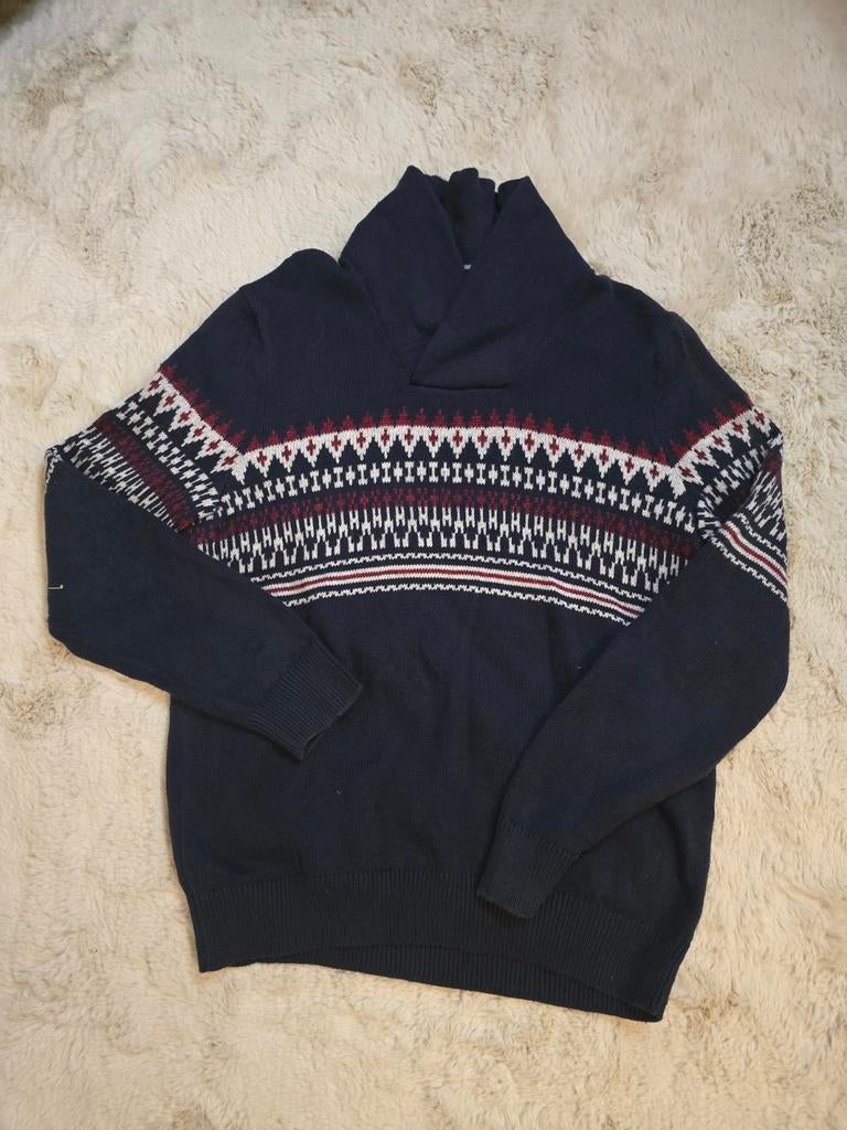 Nautica herentrui met Noorse print, maat S, Kleding | Heren, Blauw, Nautica, Ophalen of Verzenden, Zo goed als nieuw