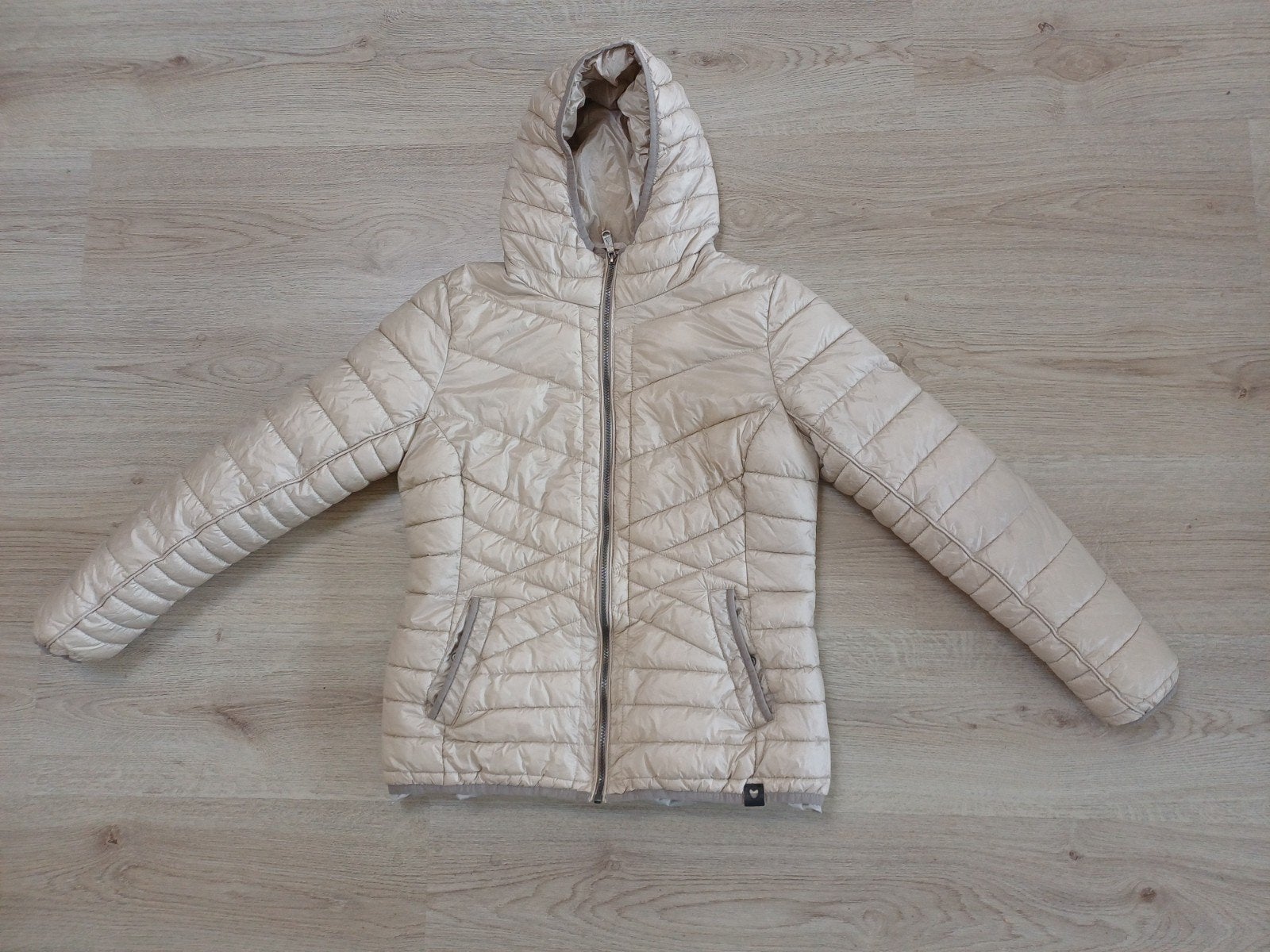 S'questo jas dames maat 38, Kleding | Dames, Maat 38/40 (M), Beige, Ophalen of Verzenden, Zo goed als nieuw