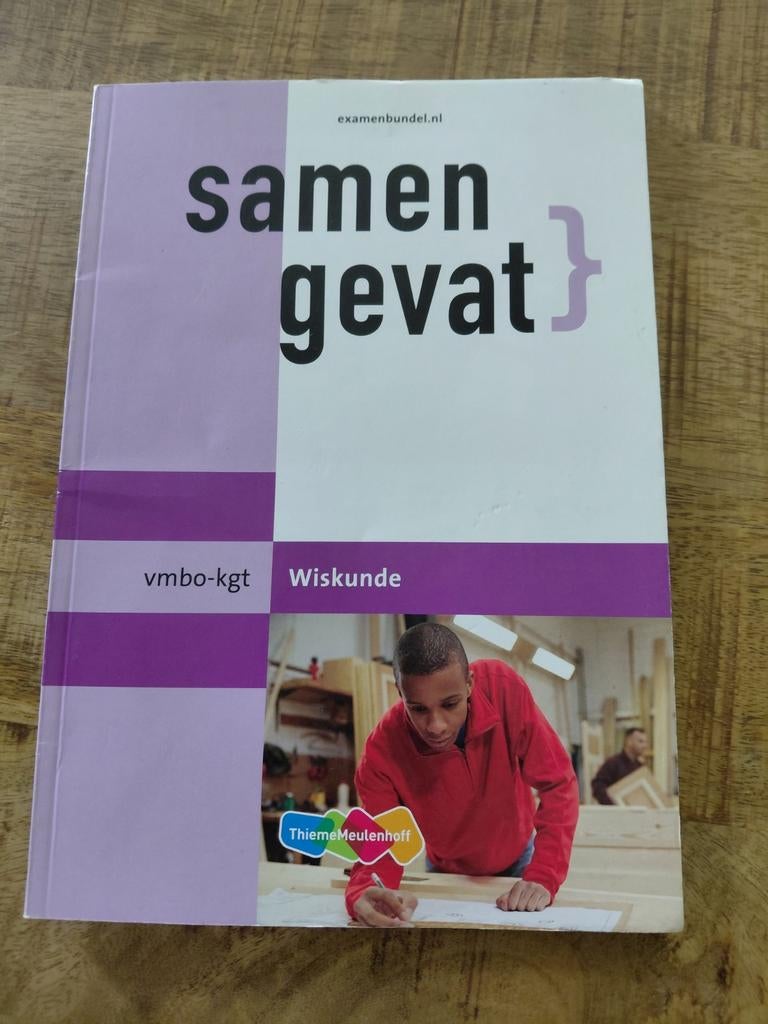 Samengevat wiskunde vmbo-kgt, Boeken, Schoolboeken, Ophalen of Verzenden, Zo goed als nieuw, VMBO, Nederlands