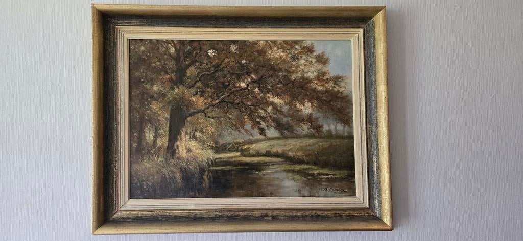 Schilderij Frans Baaijens, Antiek en Kunst, Kunst | Schilderijen | Klassiek, Ophalen of Verzenden