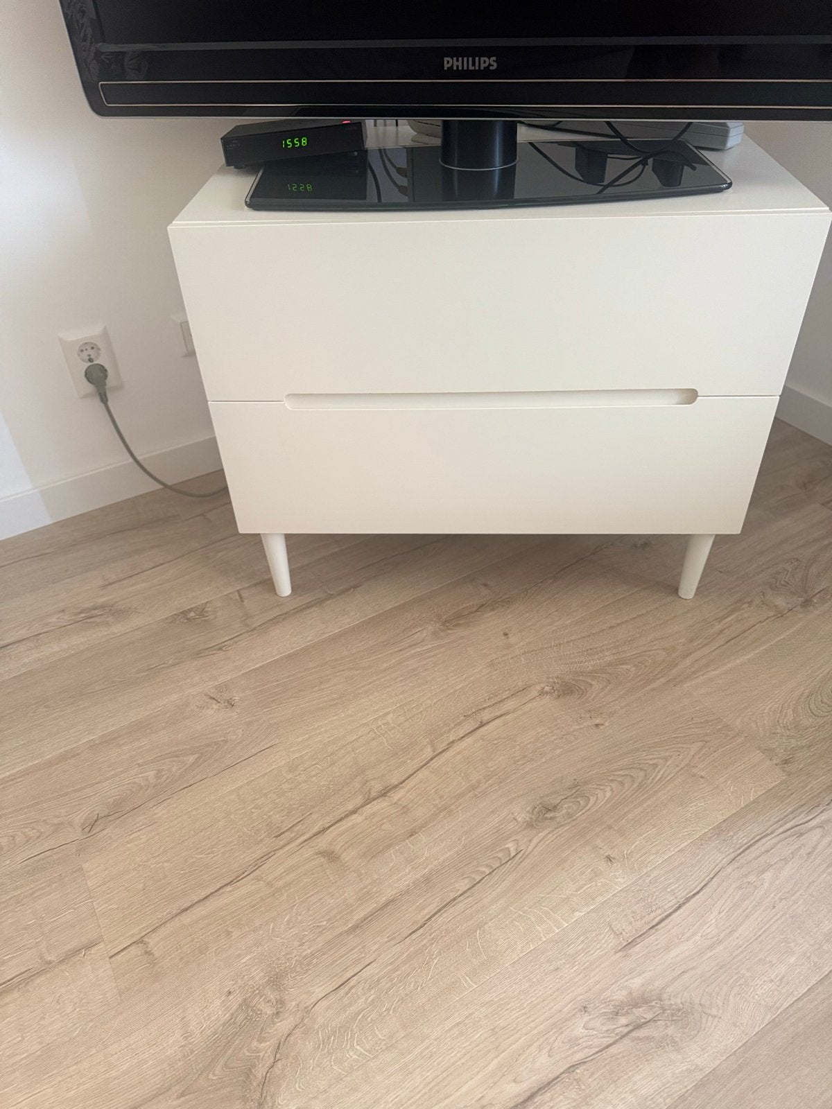 ladekastje met 2 lades, Ophalen, Gebruikt, 55 tot 70 cm, 45 tot 65 cm