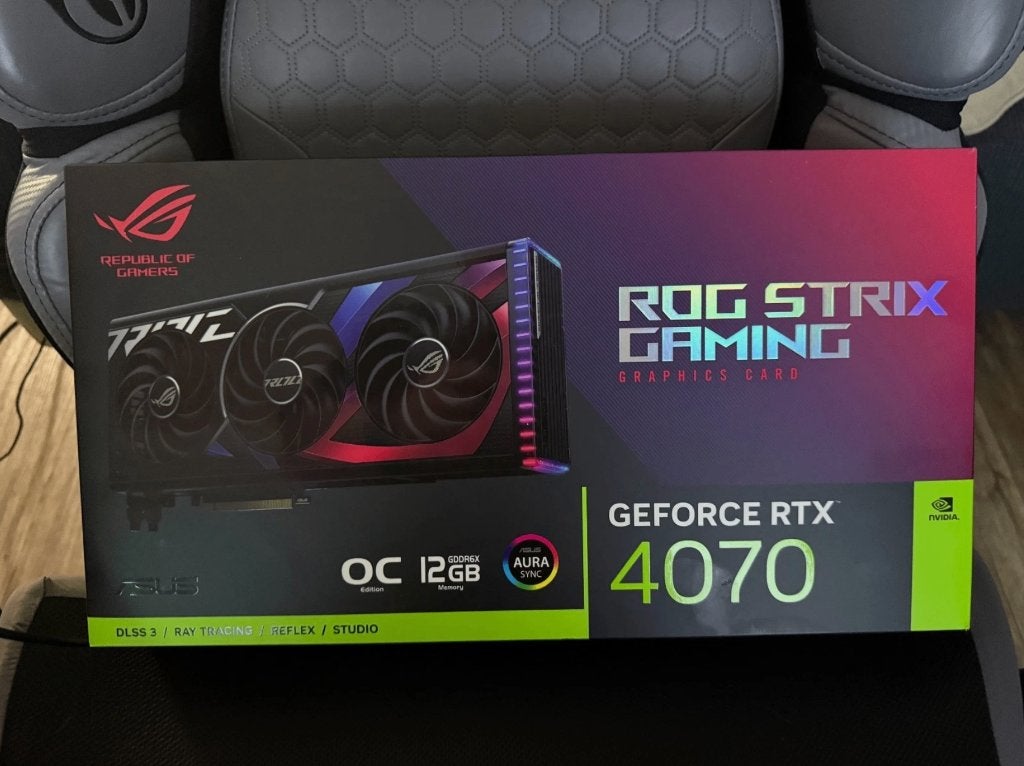 ASUS ROG Strix RTX 4070 OC | 12GB GDDR6X, Computers en Software, Videokaarten, Ophalen of Verzenden, Zo goed als nieuw, GDDR6