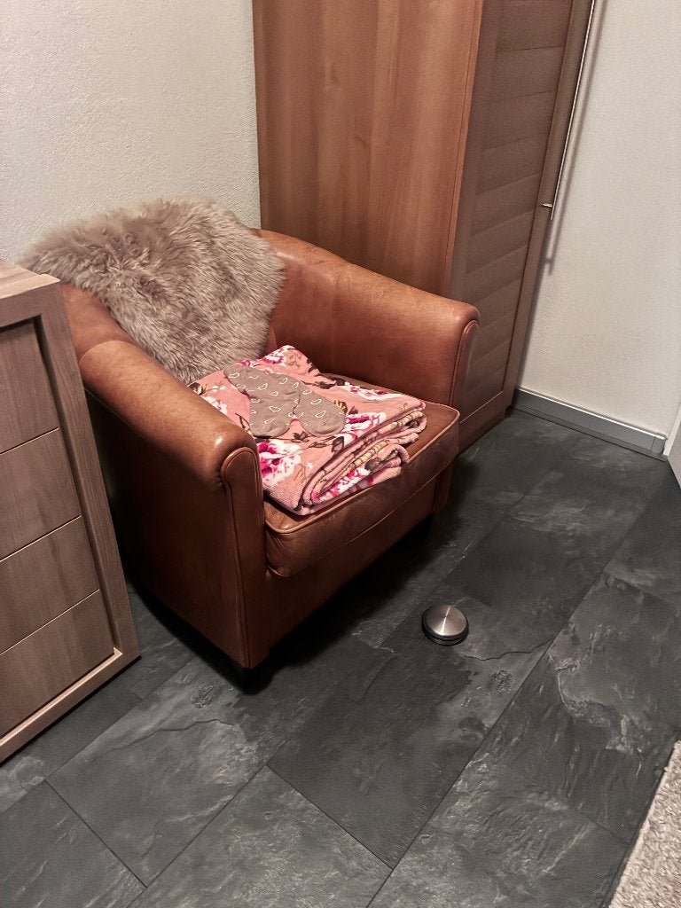 Fauteuil, Ophalen, Gebruikt, 50 tot 75 cm, Leer