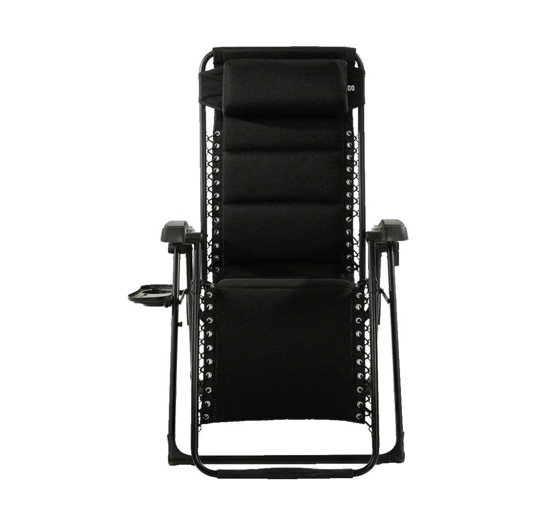 Travellife Barletta Relaxstoel - Zwart/Blauw/Grijs, Ophalen of Verzenden