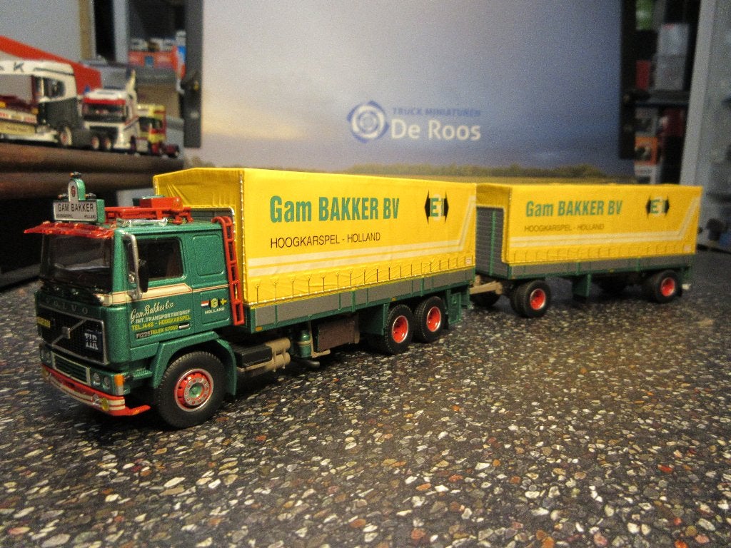 Tekno Volvo F12 Turbo GAM Bakker met certificaat, Hobby en Vrije tijd, Modelauto's | 1:50, Ophalen of Verzenden, Nieuw, Bus of Vrachtwagen