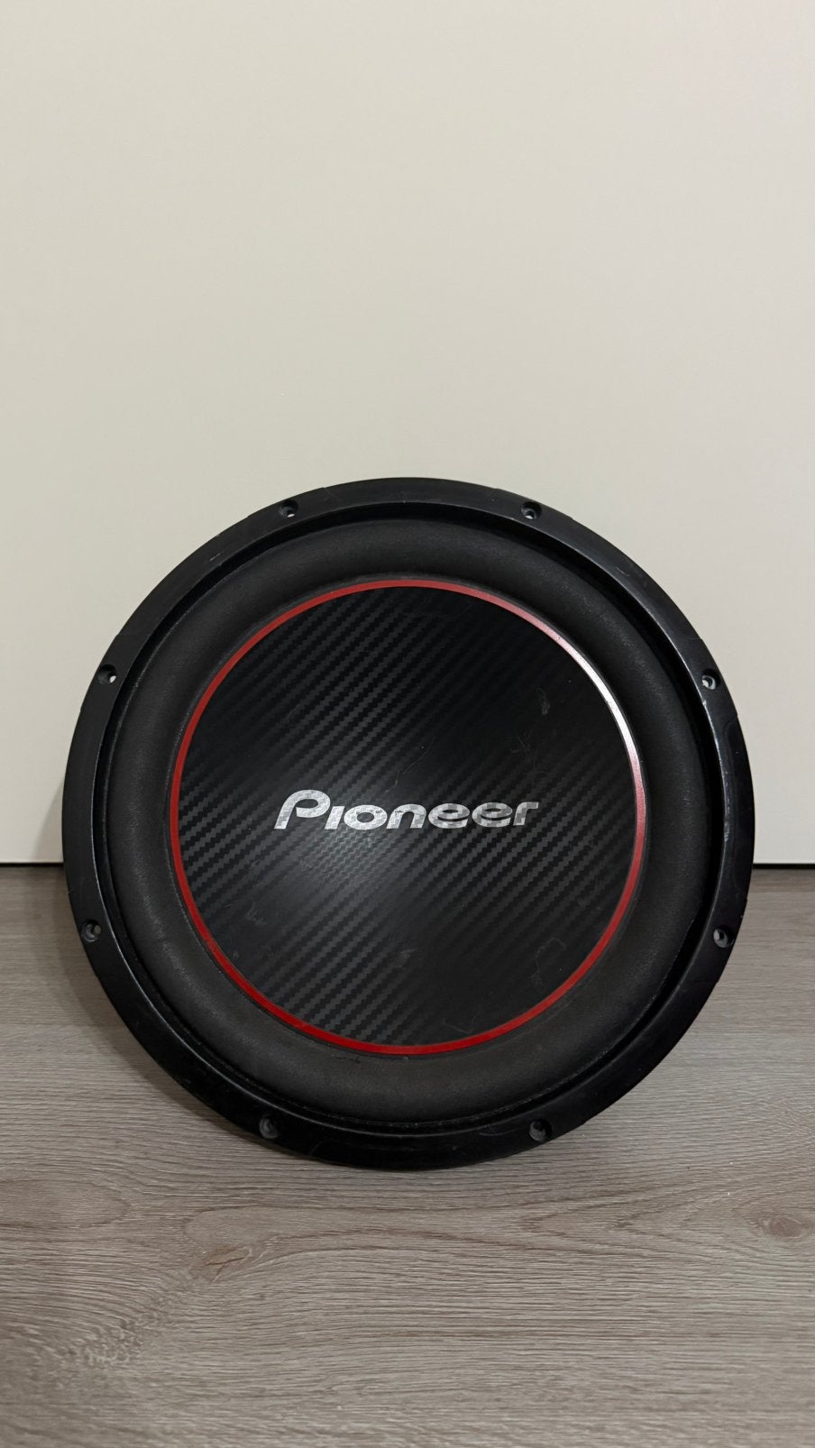 Pioneer TS-W304R 12” Subwoofer 300W RMS + Gratis Kist, Auto diversen, Autospeakers, Ophalen of Verzenden, Gebruikt