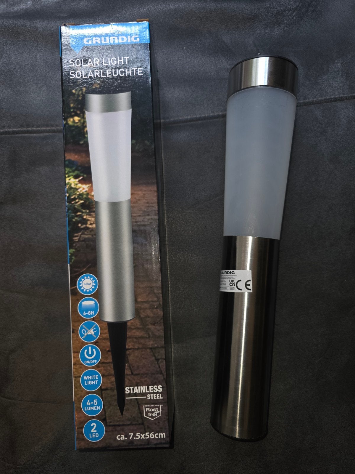Grundig Solar Tuinlamp – Stijlvolle tuin verlichting., Ophalen, Zonne-energie, Minder dan 50 watt, Overige typen