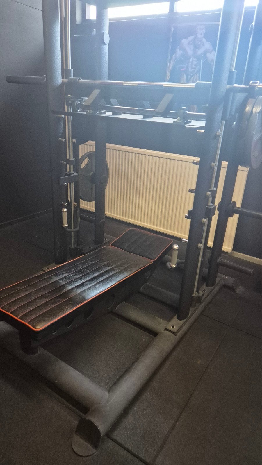 Vertical Leg Press - Krachtstation voor Beentraining, Ophalen, Gebruikt, Krachtstation, Metaal