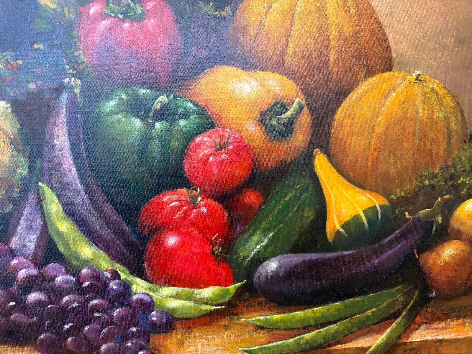 Stilleven Bazuin. Geschilderd en gesigneerd '97, Antiek en Kunst, Kunst | Schilderijen | Klassiek, Ophalen, Doek, Realistisch