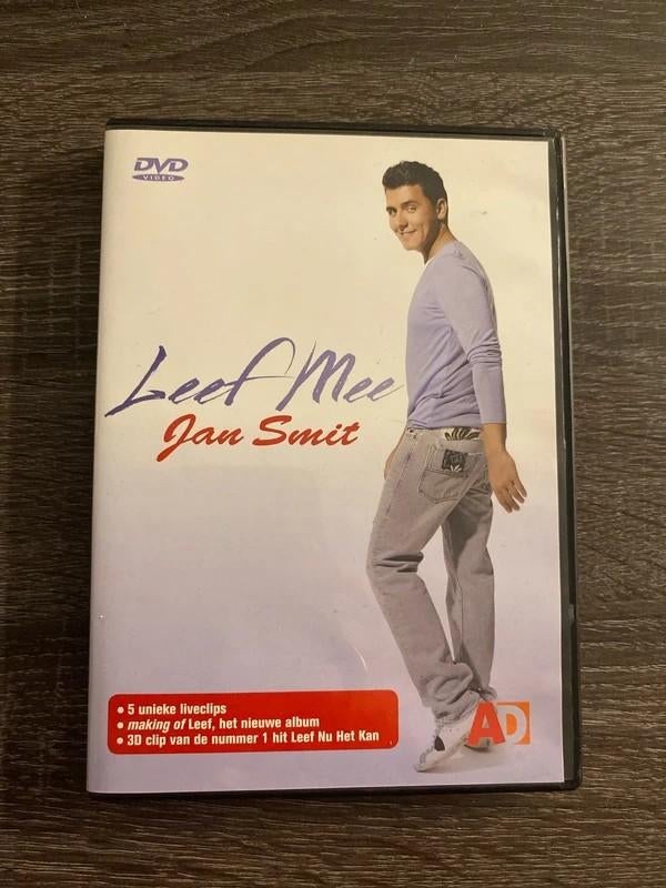 Jan Smit - Leef Mee DVD (Muziek en Concerten), Alle leeftijden, Ophalen of Verzenden, Zo goed als nieuw