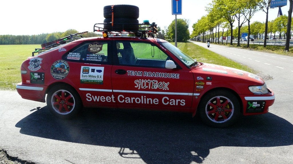 Saab 9-3 Coupé 2.0,Rammelbak,Carbage Run,Shitbox Edition!, Auto's, Saab, Stof, Gebruikt, 4 cilinders, Bedrijf
