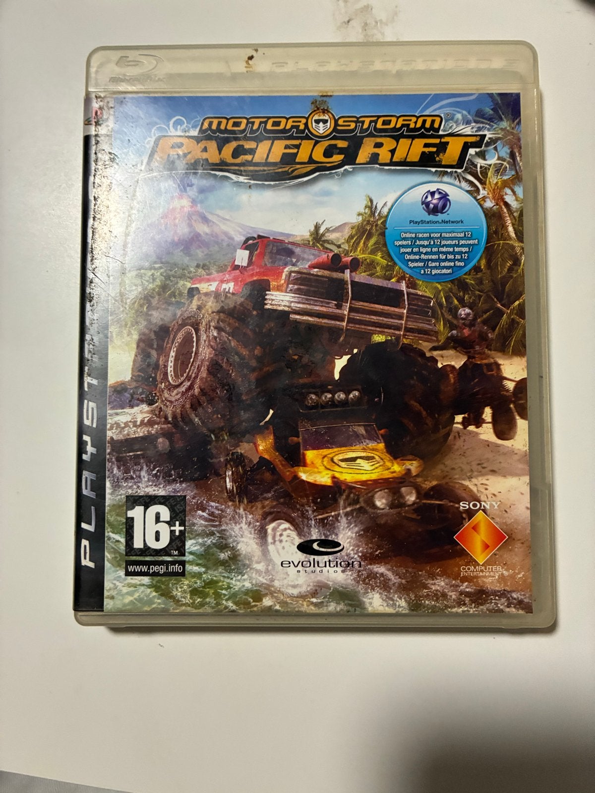MotorStorm Pacific Rift PS3 - Racegame, Spelcomputers en Games, Online, Gebruikt, 1 speler, Racen en Vliegen