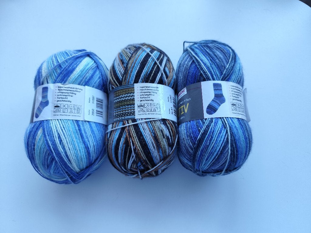 T.k. 3 bollen sokkengaren Socktober pakket nr. 3, Ophalen of Verzenden, Nieuw, Breien of Haken, Wol of Garen