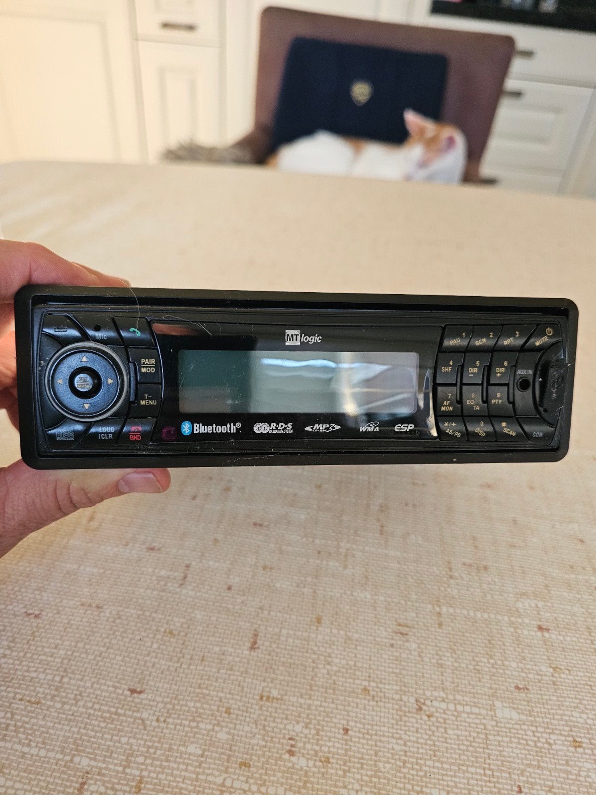 MT Logic Autoradio met Bluetooth, CD-speler en USB, Ophalen of Verzenden, Gebruikt