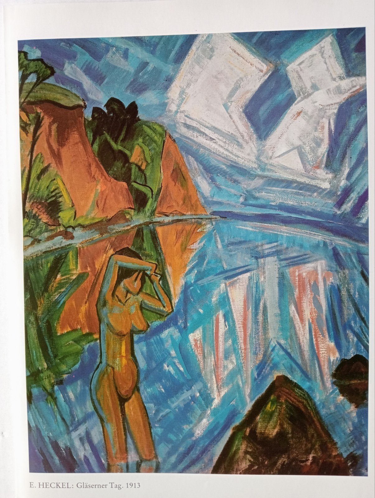 Erich Heckel print naakt erotiek, Ophalen of Verzenden