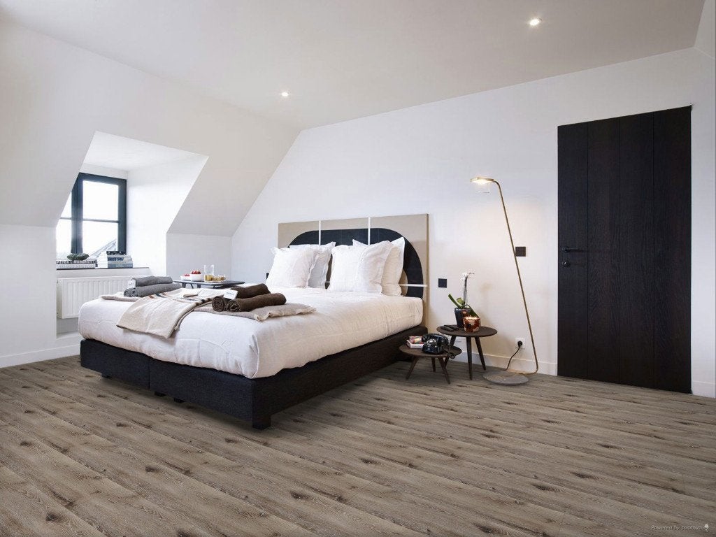Pvc click Spirit Country Smoked met integreerde ondervloer, Pvc click Country Smoked met geintegreerde ondervloer, 75 m² of meer