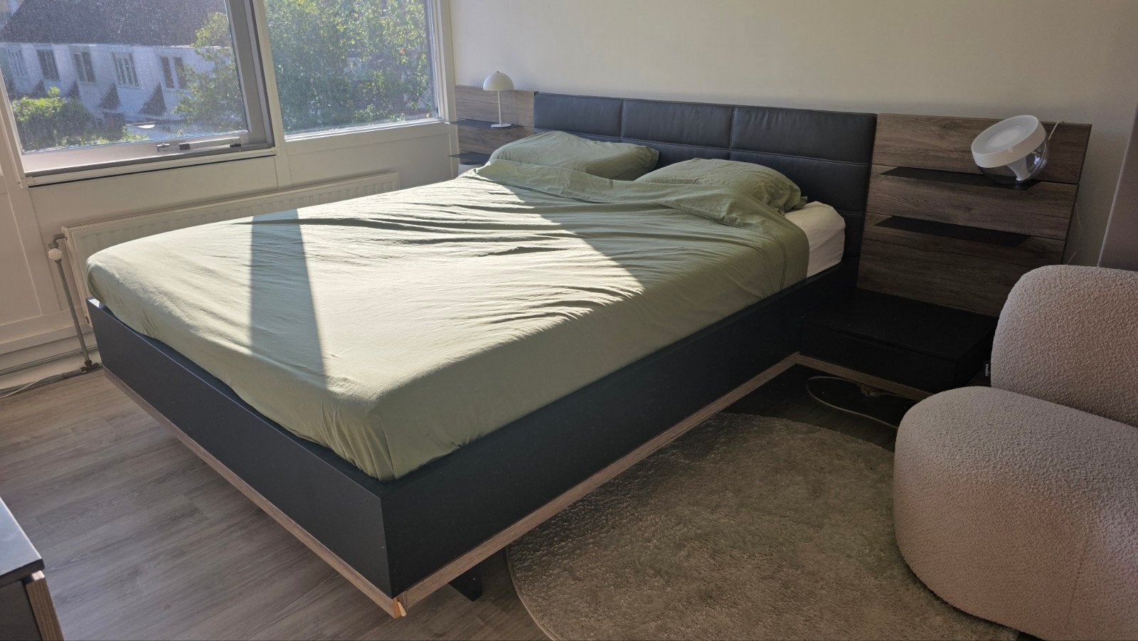 Tweepersoonsbed 160x200, Ophalen, Gebruikt, Tweepersoons, 200 cm