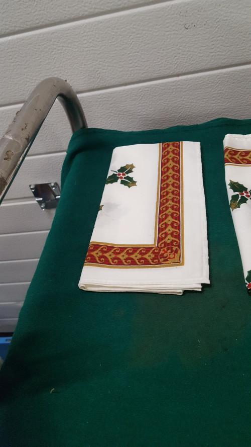 zakdoeken kerst 4 stuks, Ophalen of Verzenden, 'T Olde Gre-j, Info@toldegrej.nl, Endepoelstraat 20f Didam
