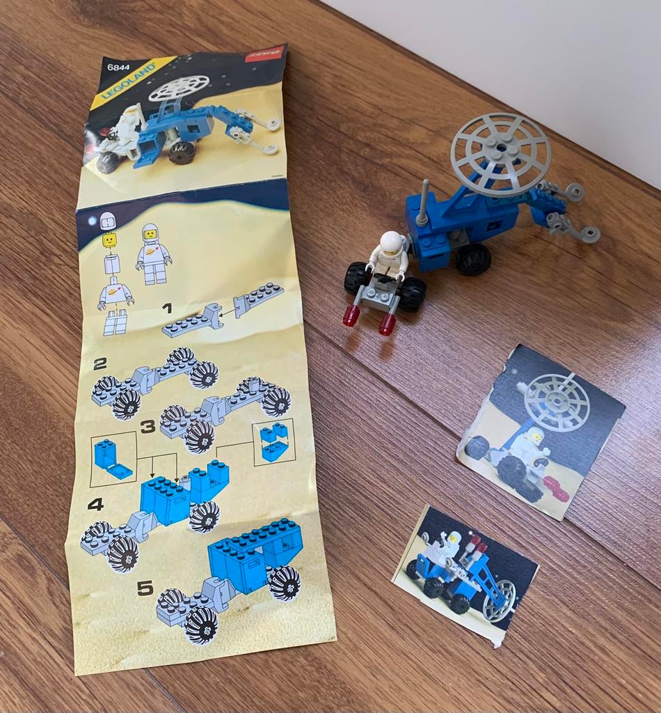 Vintage Lego 6844 - Seismologic Vehicle (1983), Ophalen of Verzenden, Gebruikt, Complete set, Lego