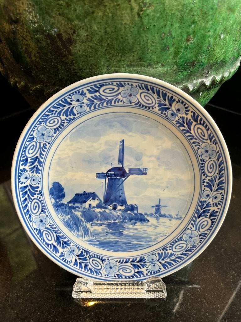 De Porceleyne Fles wandbordje molens 🌬️, Ophalen of Verzenden