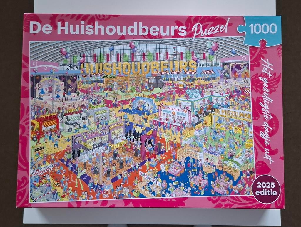 Legpuzzel De Huishoudbeurs 1000 stukjes, Ophalen of Verzenden, 500 t/m 1500 stukjes, Zo goed als nieuw, Legpuzzel