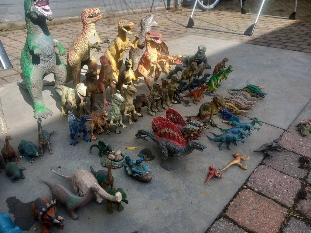Dino speelgoed, Ophalen, Gebruikt