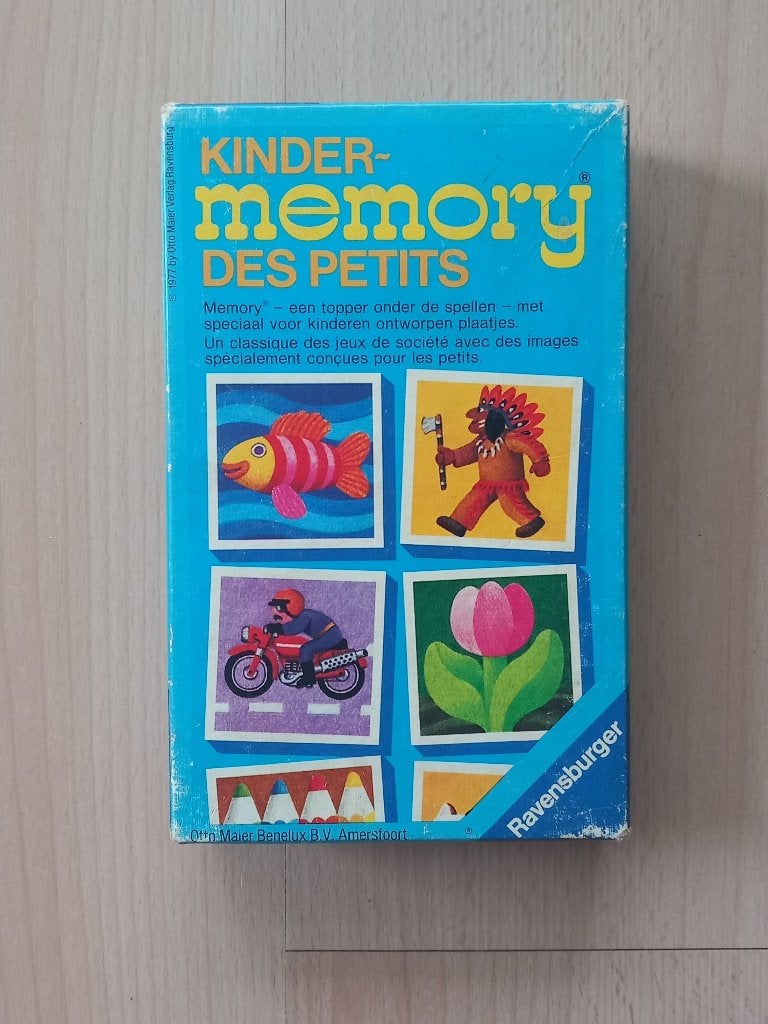 Memory kindermemory memorie Ravensburger spel kaartspel, Vijf spelers of meer, Ophalen of Verzenden, Zo goed als nieuw, Ravensburger