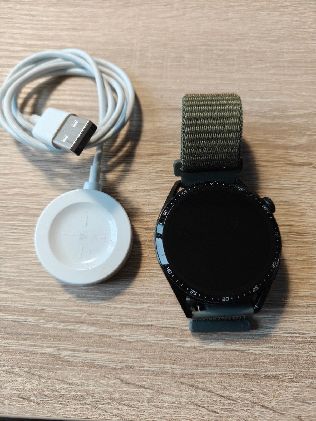 Huawei Watch GT3 46mm - gebruikt/ goed als nieuw, Ophalen, Zwart, Zo goed als nieuw, Waterdicht
