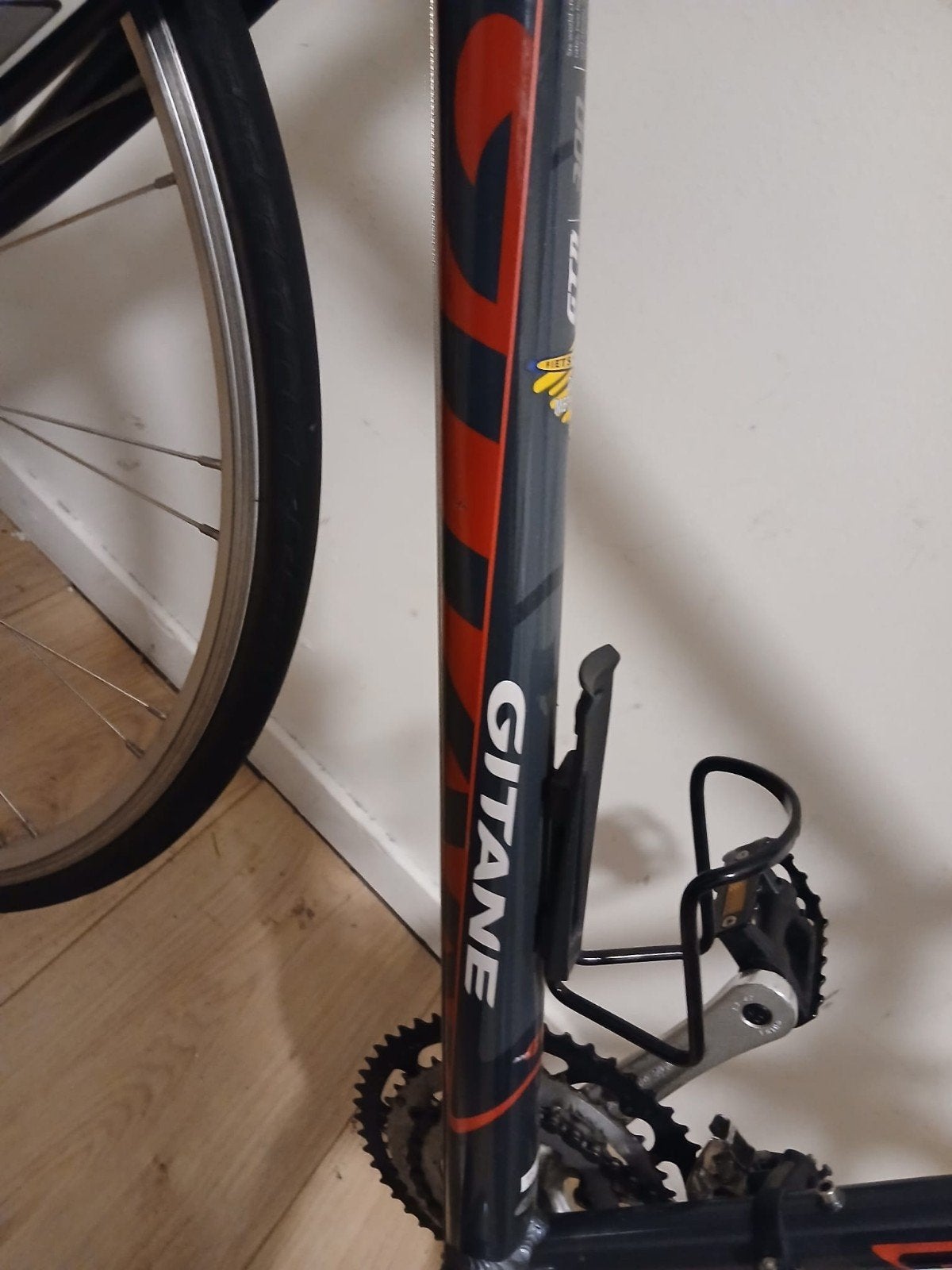 Racefiets Gitane met lekke band, Fietsen en Brommers, 28 inch, Gebruikt, 10 tot 15 versnellingen, Ophalen