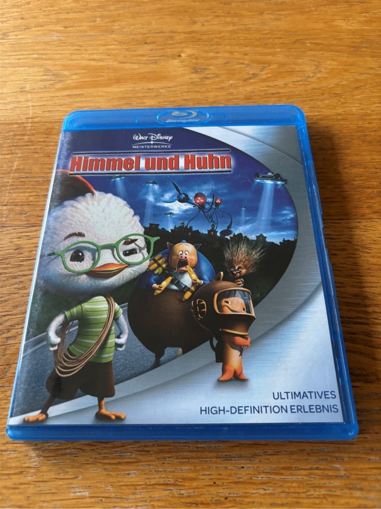 Blu-ray Himmel und Huhn / Chicken Little - NLO / NLG, Film, Nederlands, Ophalen of Verzenden, Tekenfilms en Animatie