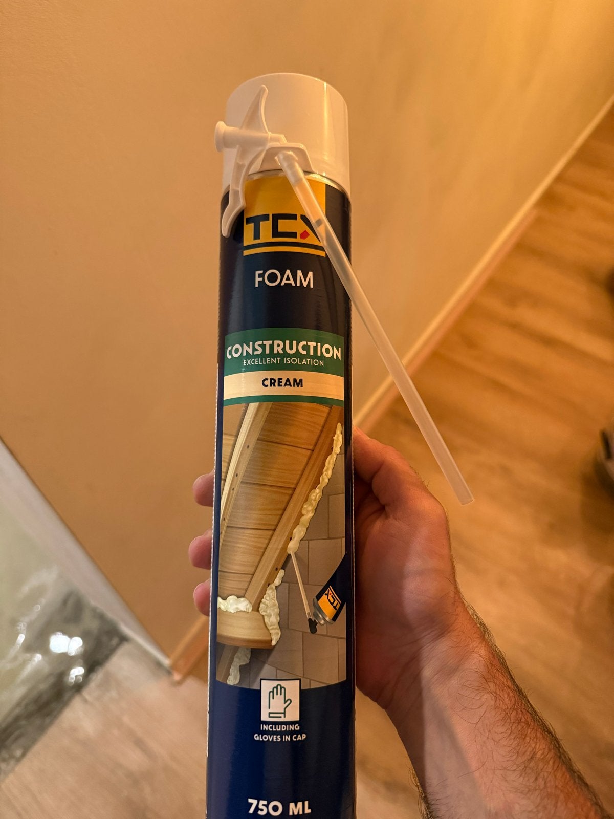 2x Tectan Isolatieschuim 750ml - Uitstekende Isolatie, Doe-het-zelf en Verbouw, Minder dan 4 cm, Overige materialen, Nieuw, Ophalen of Verzenden