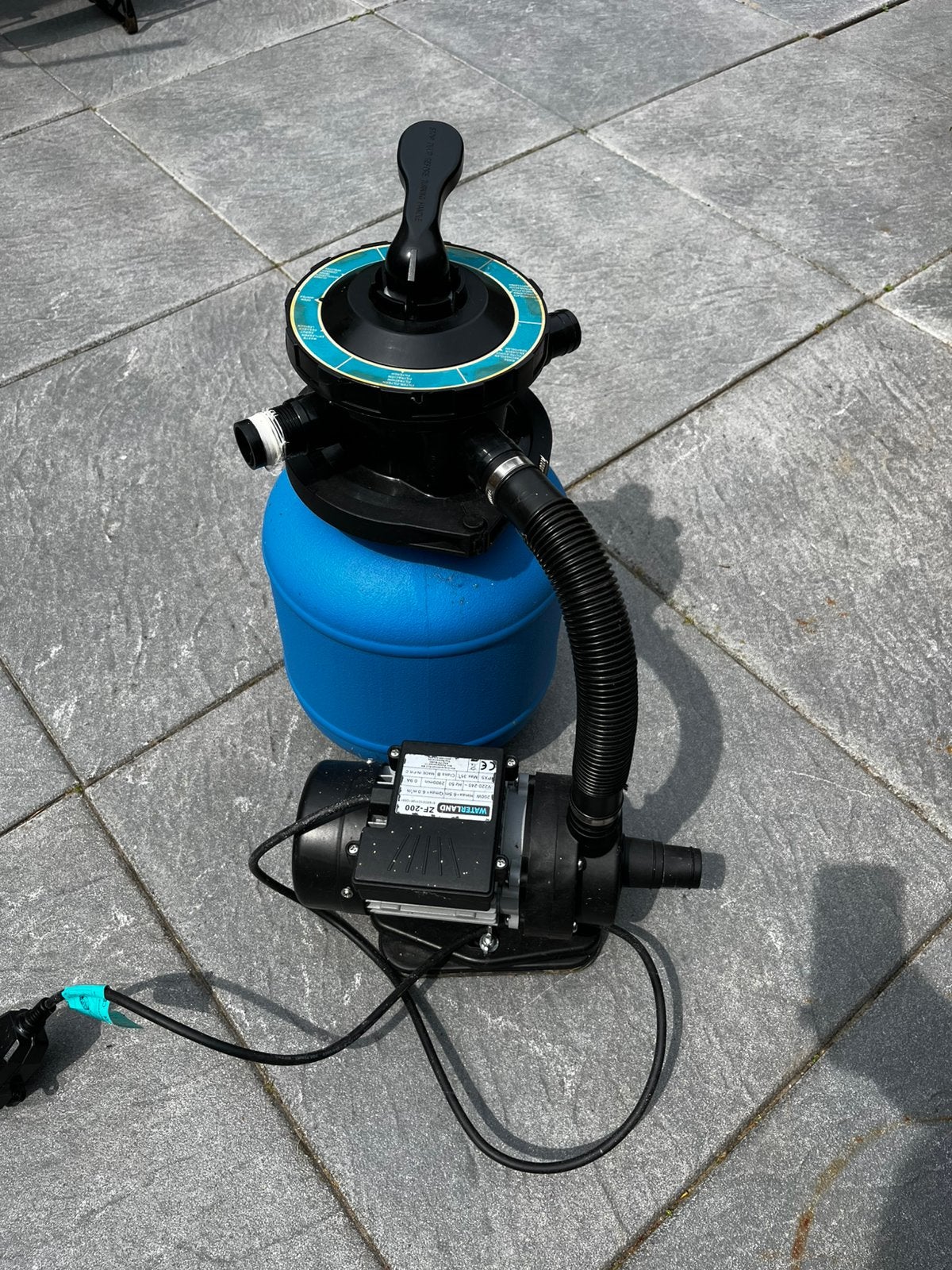 Zandfilter pomp / glas filterpomp, Tuin en Terras, Zwembad-toebehoren, Ophalen, Zo goed als nieuw