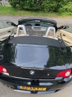 BMW Z4 | 2003 Zwart, Auto's, BMW, Automaat, Achterwielaandrijving, Beige, Cabriolet