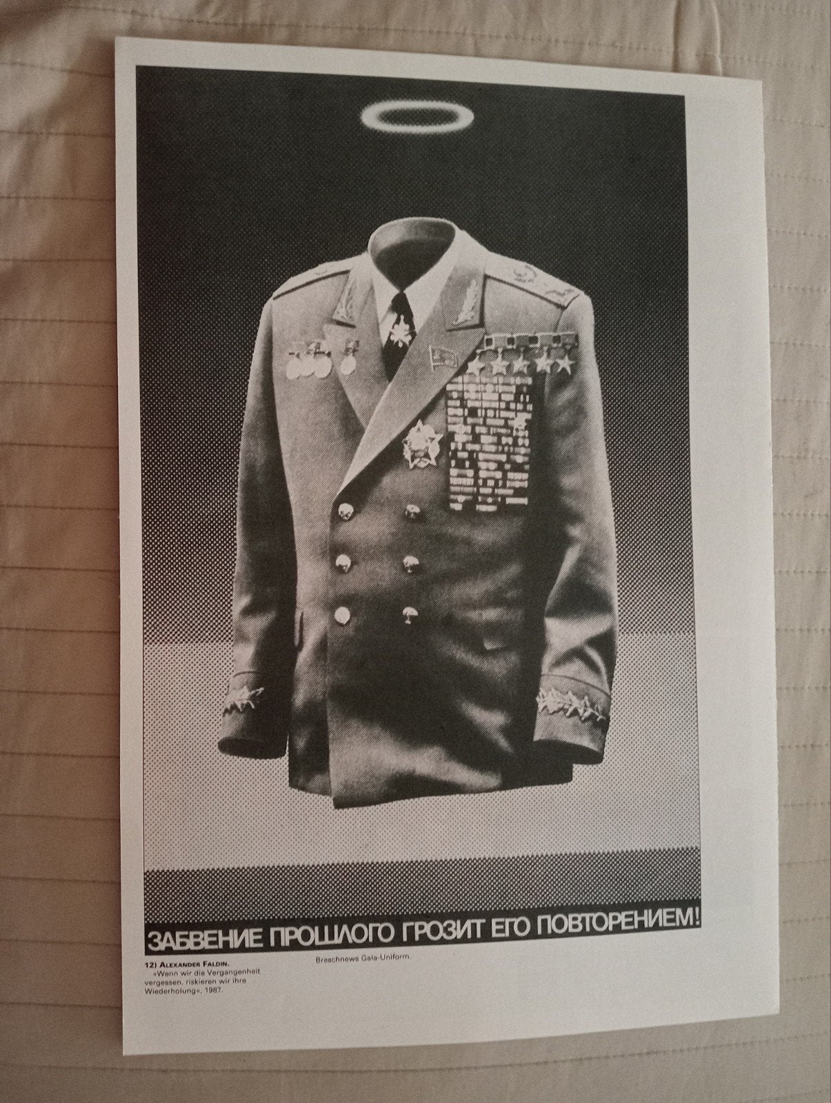 Affiche Rusland USSR Sovjet-Unie Perestroika Brezjnev 1987, Ophalen of Verzenden
