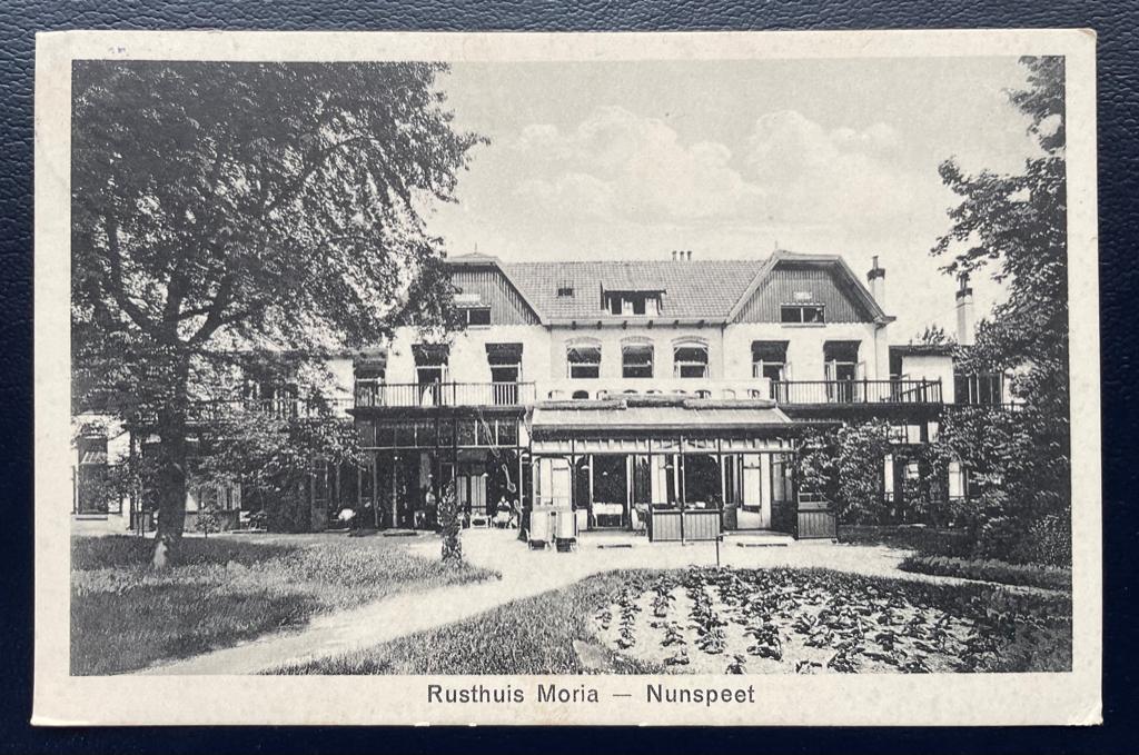 ansichtkaart van Nunspeet ; Rusthuis Moria 1932., Verzenden, 1920 tot 1940, Gelderland