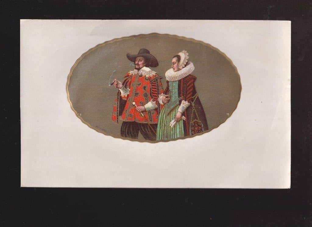 sigarenbanden - etiket - OUDE KLEDERDRACHTEN, Ophalen of Verzenden, Zo goed als nieuw, Sigarenbandjes