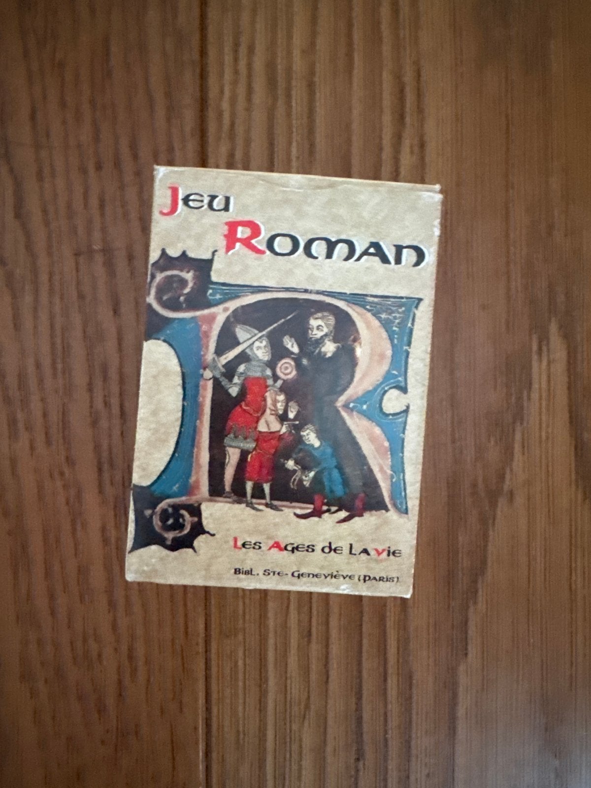 Vintage 'Jeu Roman' speelkaarten - Historisch design, Vijf spelers of meer, Ophalen of Verzenden, Zo goed als nieuw